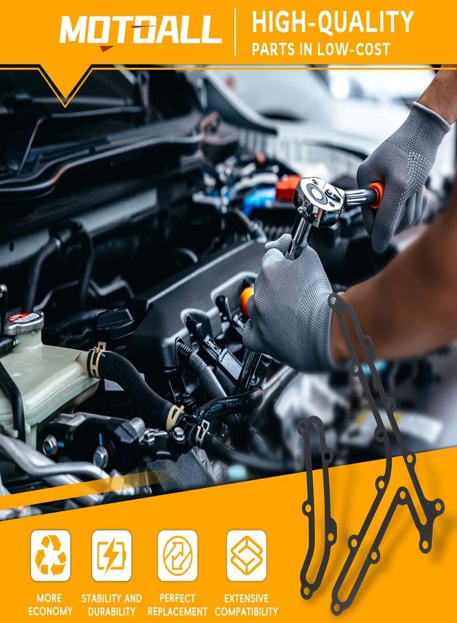MOTOALL طقم حشية مجرى الزيت من موتوول، رقم القطعة 13533JK21A، قطعتان، مناسب لسيارات إنفينيتي FX35 وG35 وG37، بديل للأرقام 13533JK21B و13533JK20A. - Image 2